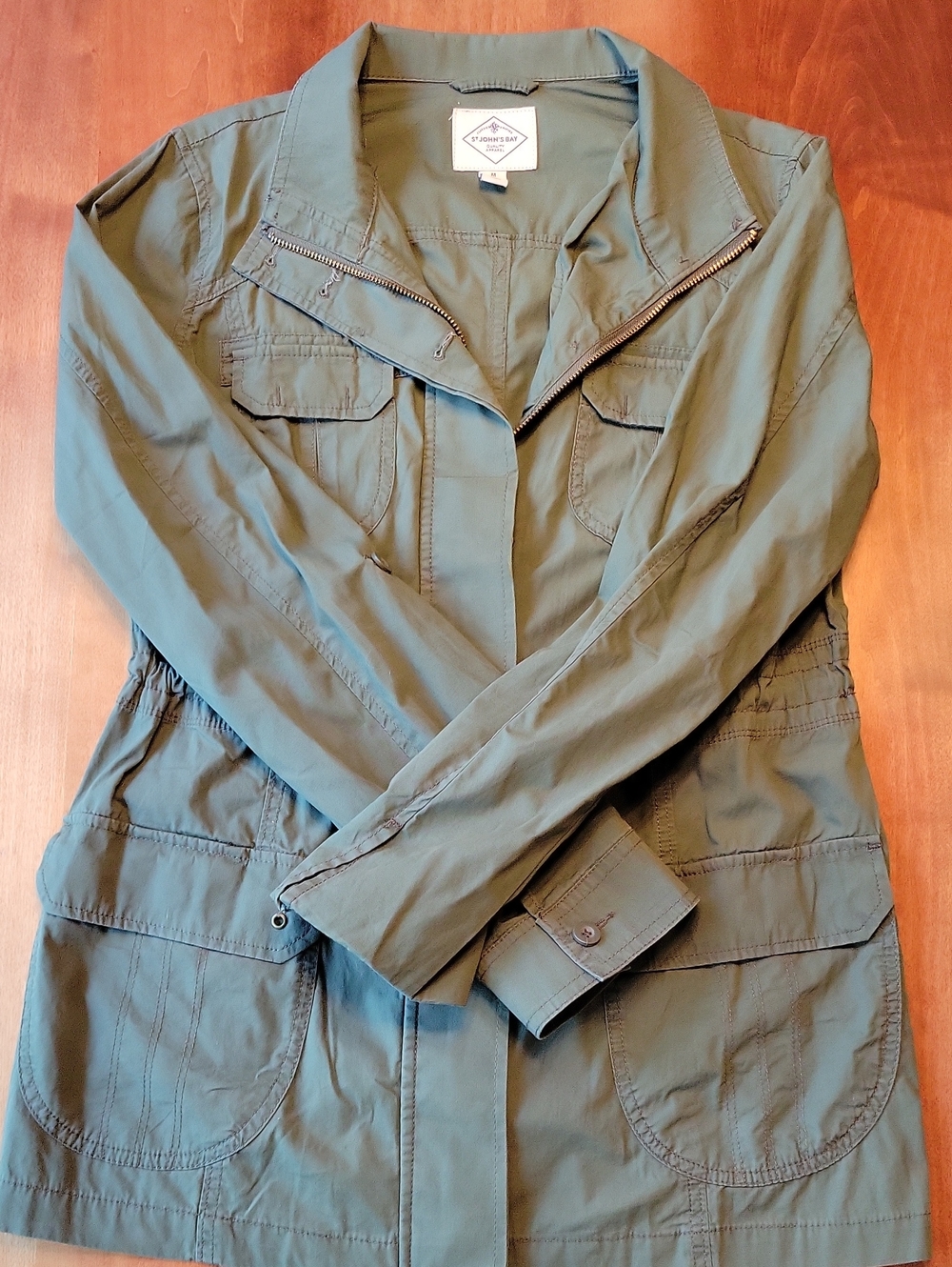 St. John's Bay Olive Utility Jacket